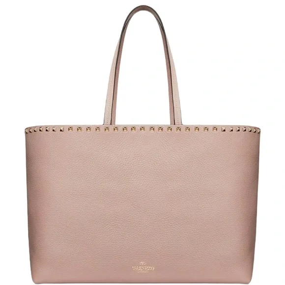 NWT VALENTINO POUDRE EAST WEST SHOPPING TOTE - Picture 1 of 13